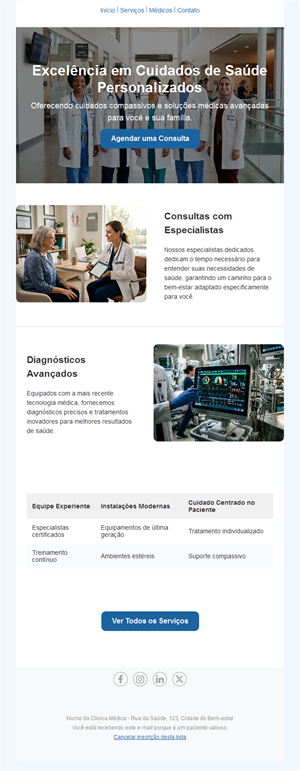 Health Clinic Email Templates