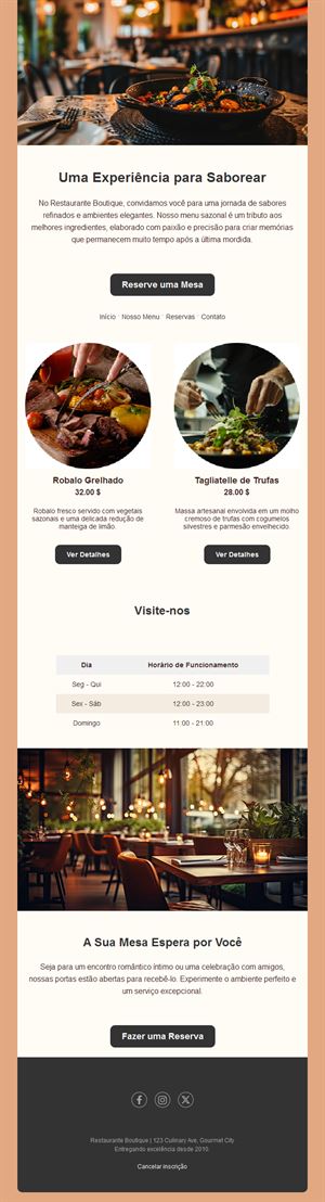 Seasonal Restaurant Highlights