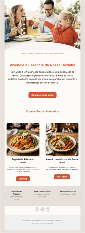 Restaurant Email News