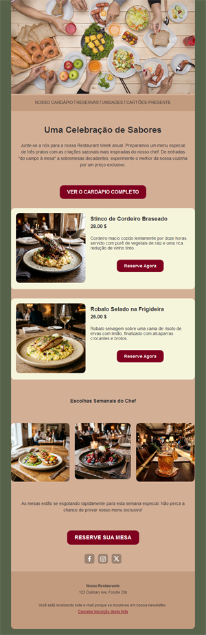 Gourmet Email News