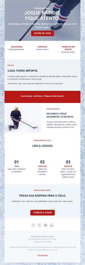 Hockey Update Emails