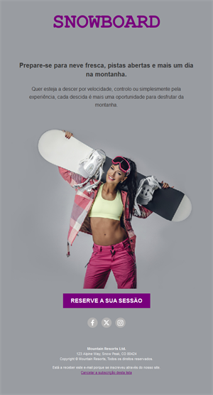 Winter Sports Template