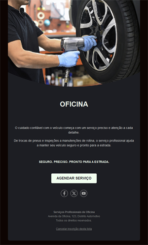 Auto Service Business Email