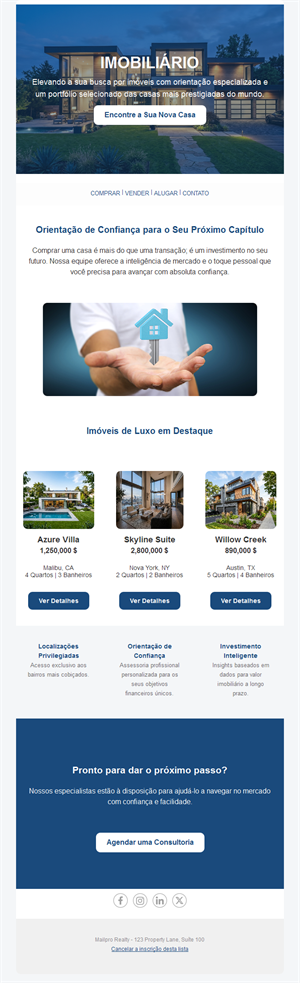 Real Estate Newsletter Template