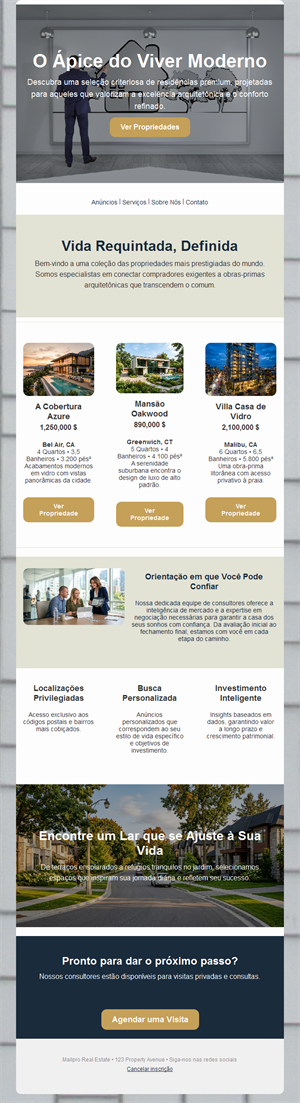 Real Estate Marketing Email