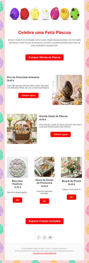 Holiday Spring Emails