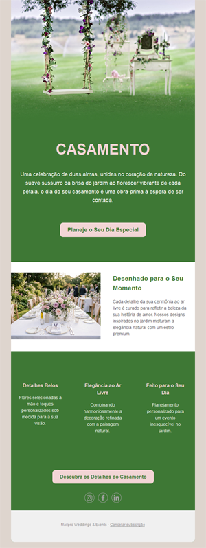 Wedding Celebration Emails