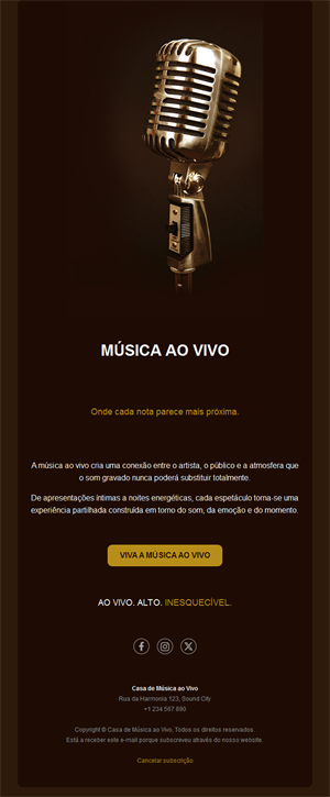 Music Event Templates