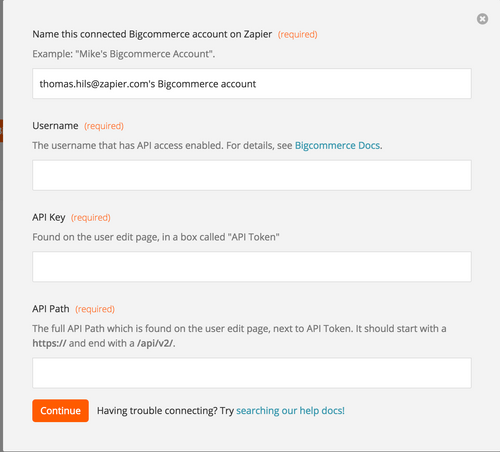 Setup BigCommerce 3